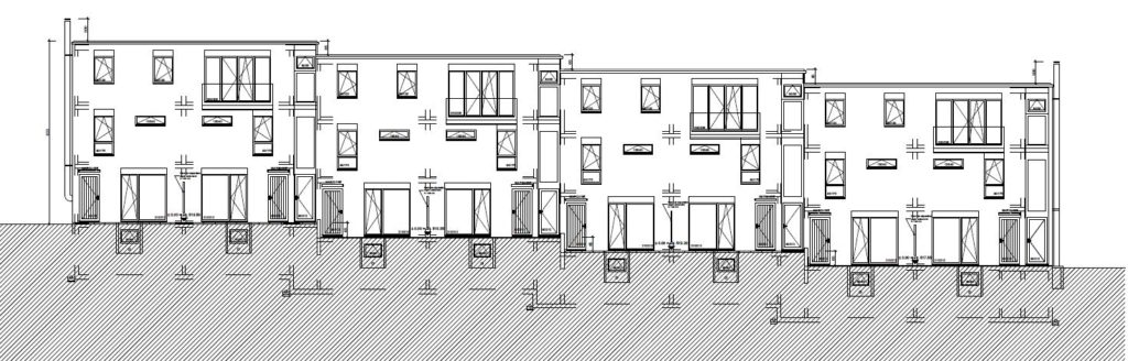 Plan villas ou maisons contigües